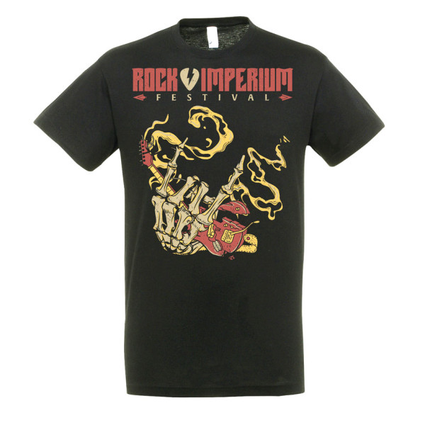 Merch 2024 Camiseta Rock Imperium Festival "Broken Guitar Skull"