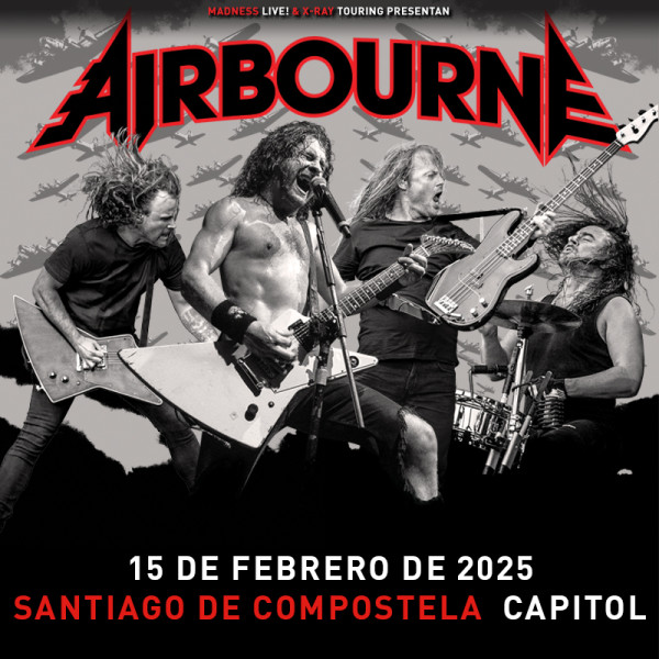 Airbourne + Asomvel (Santiago de Compostela)