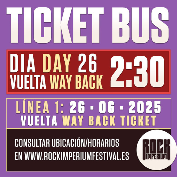 Bus Line 1: 26 June 2025 · WAY BACK (Cartagena)