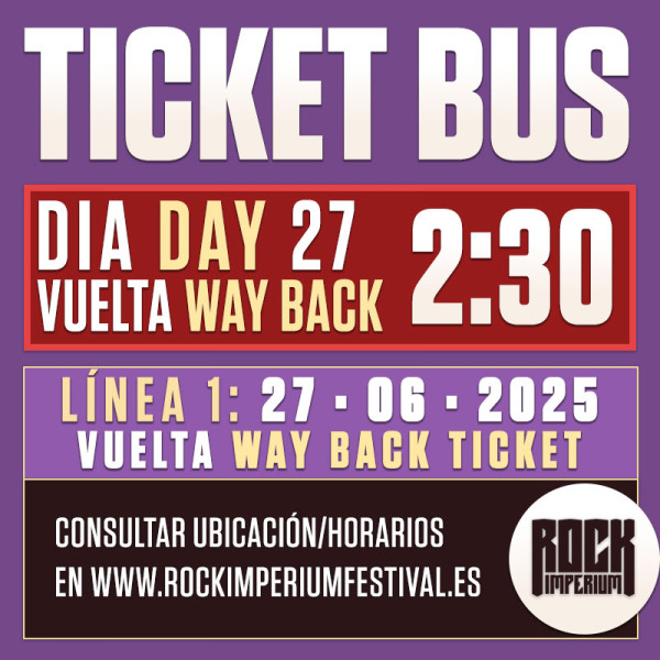 Bus Line 1: 27 June 2025 · WAY BACK (Cartagena)