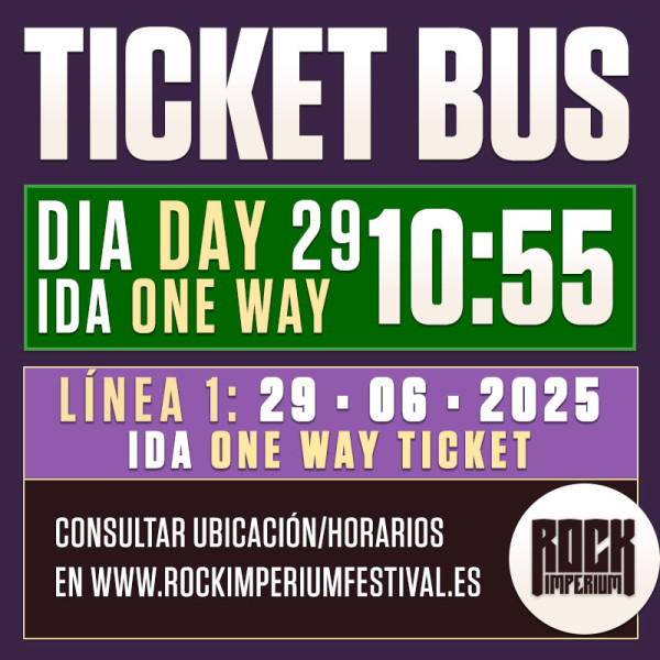 Bus Línea 1: 29 Junio 2025 · IDA · MAÑANA (Cartagena)