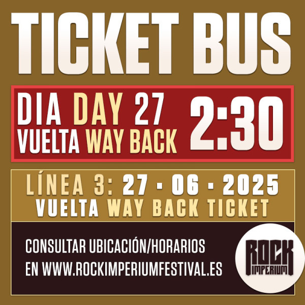 Bus Line 3: 27 June 2025 · WAY BACK (Cartagena)