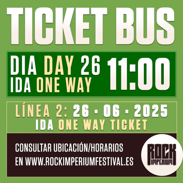 Bus Línea 2: 26 Junio 2025 · IDA · MAÑANA (Cartagena)