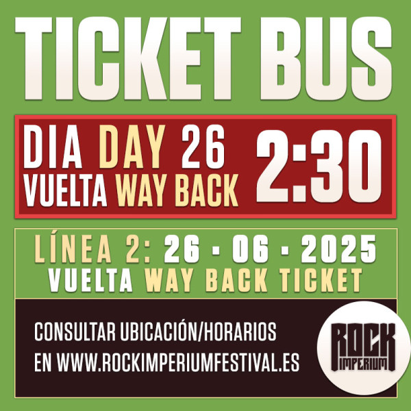 Bus Line 2: 26 June 2025 · WAY BACK (Cartagena)