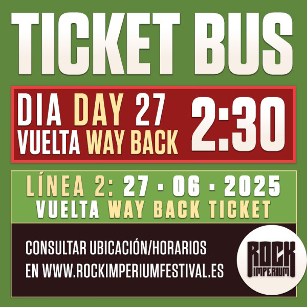 Bus Línea 2: 27 Junio 2025 · VUELTA (Cartagena)