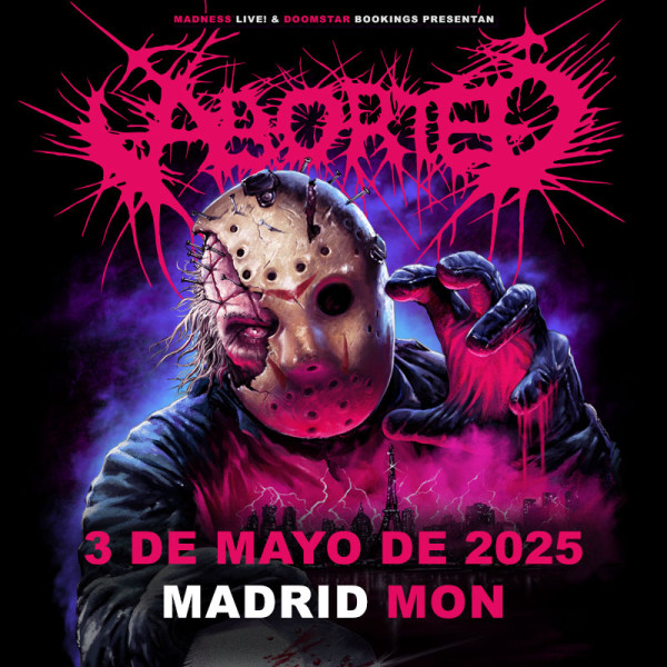 Aborted + Crypta + The Zenith Passage + Organectomy (Madrid)