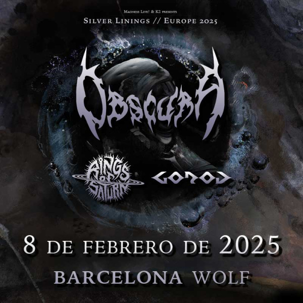 Obscura + Rings Of Saturn + Gorod (Barcelona)