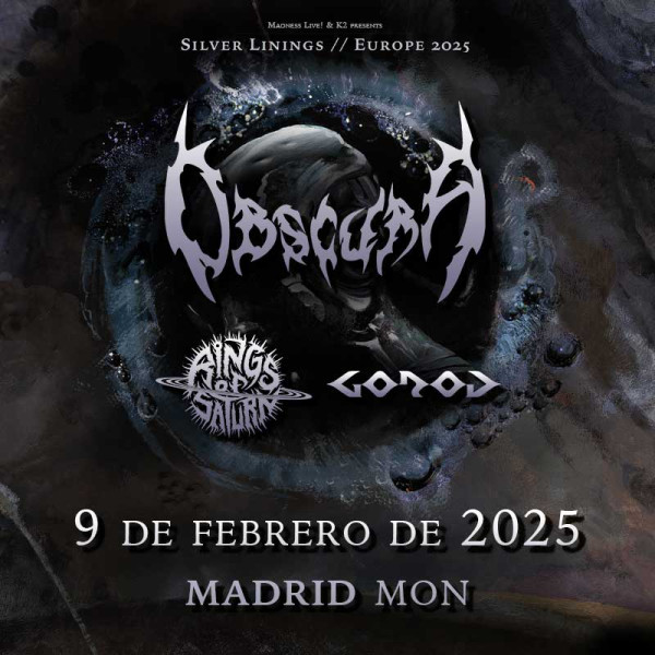 Obscura + Rings Of Saturn + Gorod (Madrid)