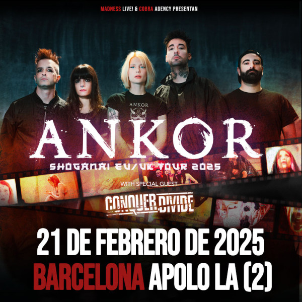 Ankor + Conquer Divide (Barcelona)