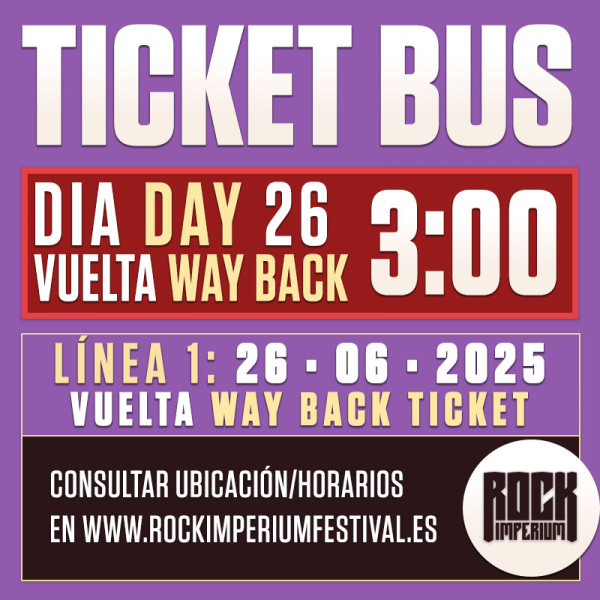 Bus Line 1: 26 June 2025 · WAY BACK (Cartagena)