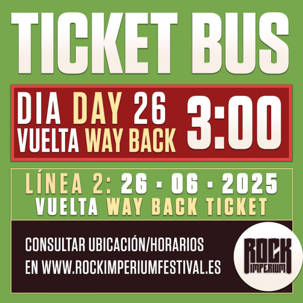 Bus Line 2: 26 June 2025 · WAY BACK (Cartagena)