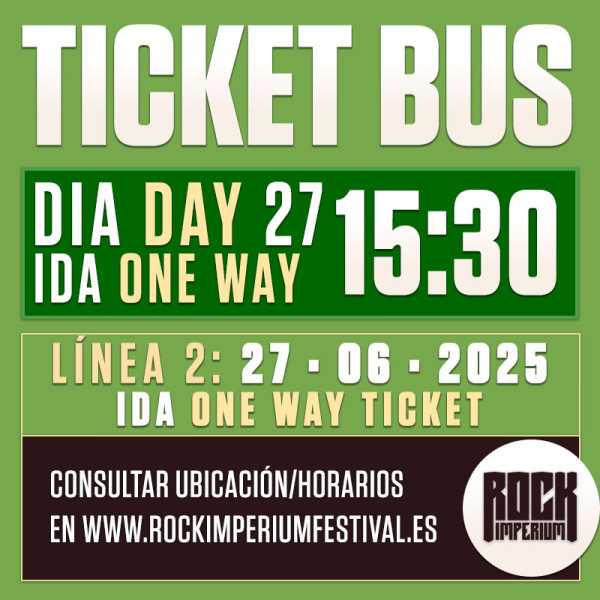 Bus Línea 2: 27 Junio 2025 · IDA · TARDE (Cartagena)