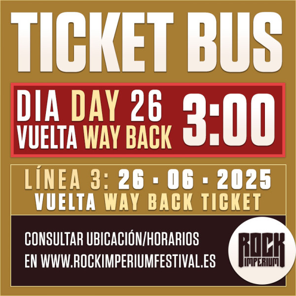 Bus Línea 3: 26 Junio 2025 · VUELTA (Cartagena)