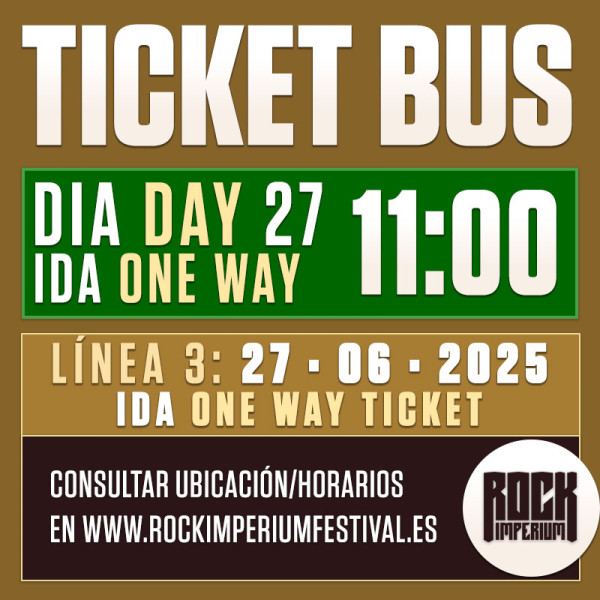 Bus Línea 3: 27 Junio 2025 · IDA (Cartagena)