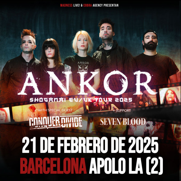 Ankor + Conquer Divide (Barcelona)