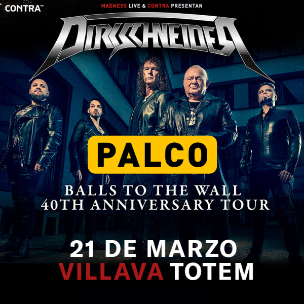 Dirkschneider + Crownshift + All For Metal (Pamplona) PALCO