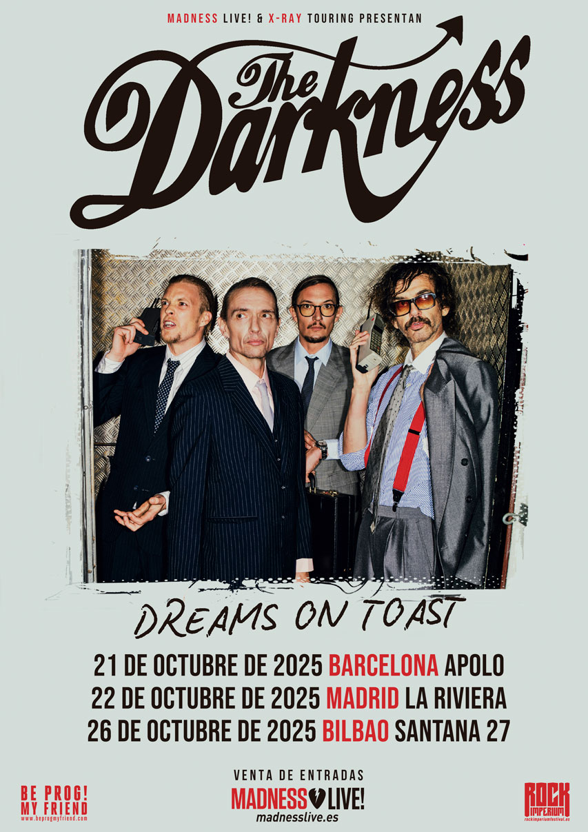 The Darkness Anuncia Su Gira Por España Con Tres Conciertos En Octubre