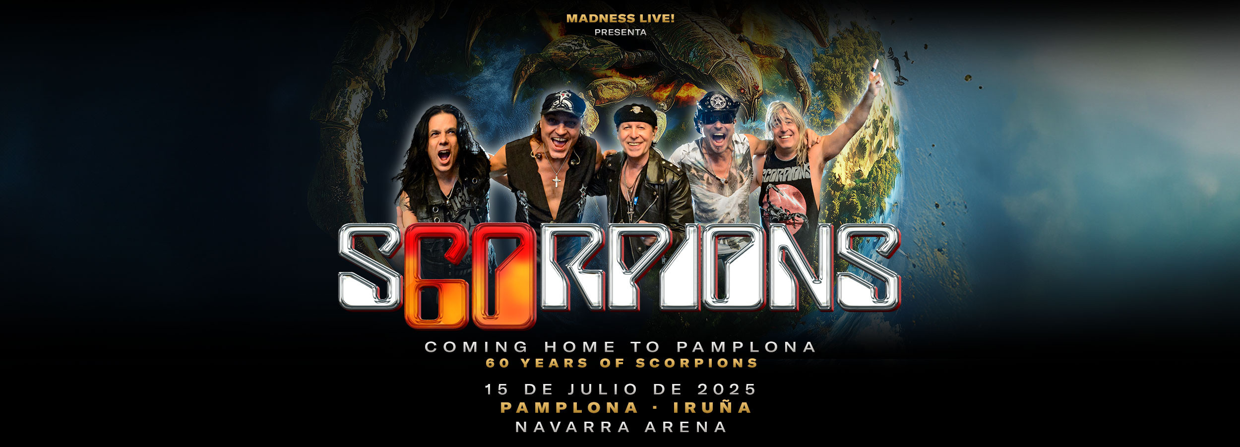 Scorpions 60 Aniversario Pamplona